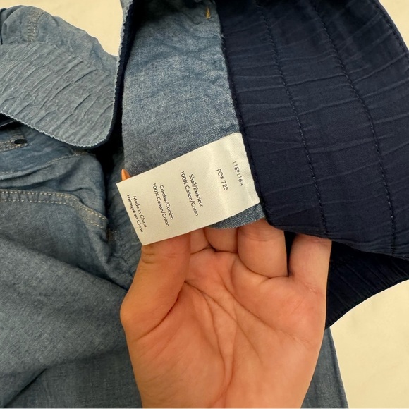 Elizabeth and James Anika Chambray Pants - Picture 6 of 8